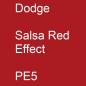 Preview: Dodge, Salsa Red Effect, PE5.